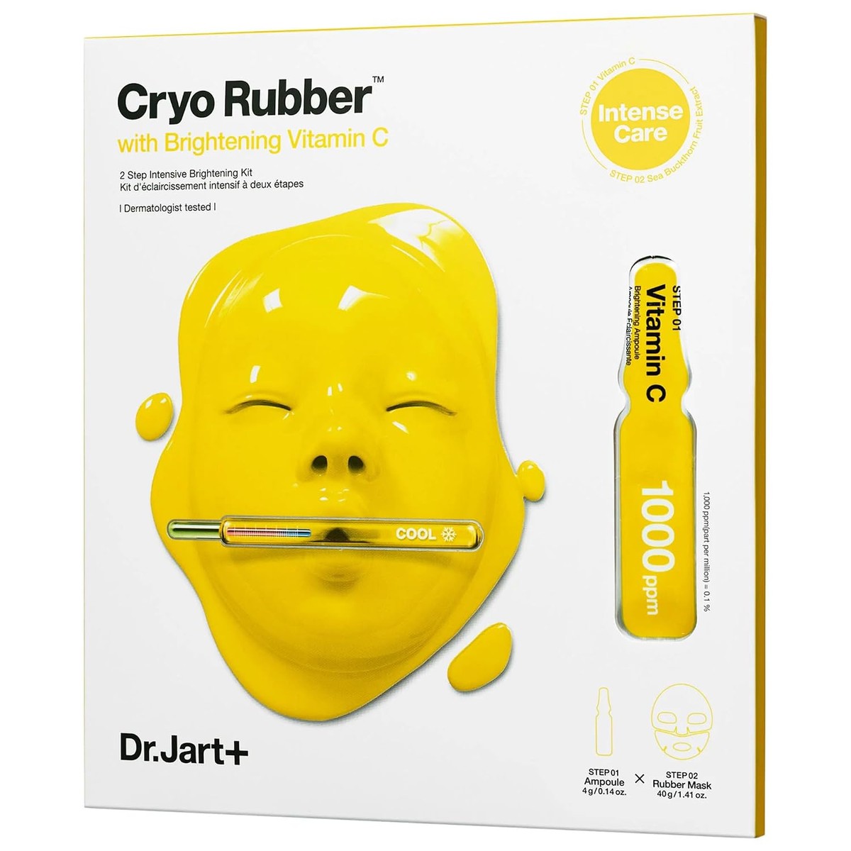 Dr. Jart+ Cryo Rubber: Vitamine C Brightening Mask - Oplichtend Koreaans gezichtsmasker