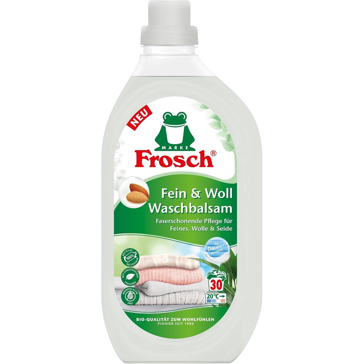 FROSCH Fein & Woll Wasbalsem 1,44 l – FROSCH