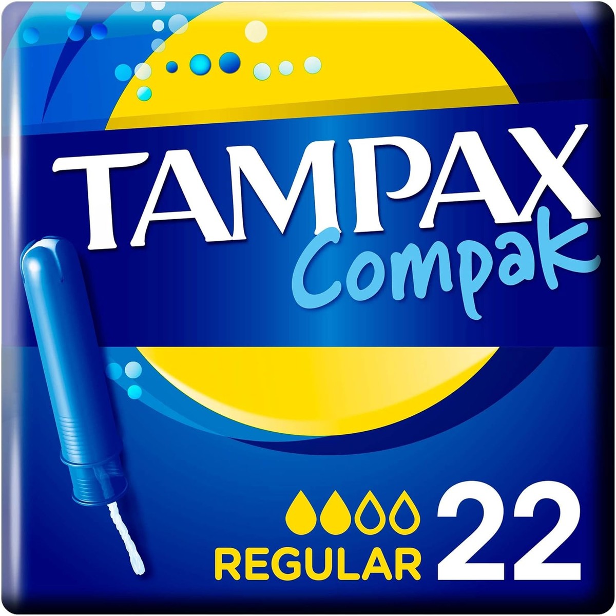 Tampax Compak Regular 22 stuks – Tampax