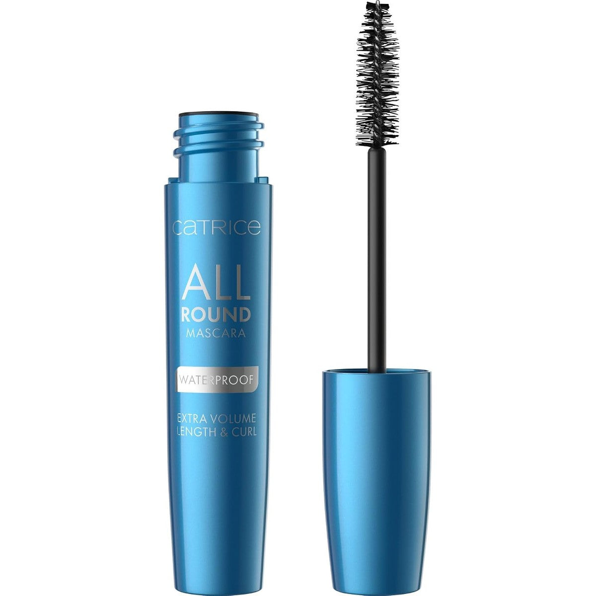 Catrice Allround Mascara, waterproof, mascara, voor volume en lengte, nr. 010 Blackest Black, volumegevend, verlengend, mat, waterdicht, zonder parfum, zonder alcohol (12ml) | Schwunggebend, Volumengebend, Langanhaltend, Verlängernd – Catrice Cosmetics