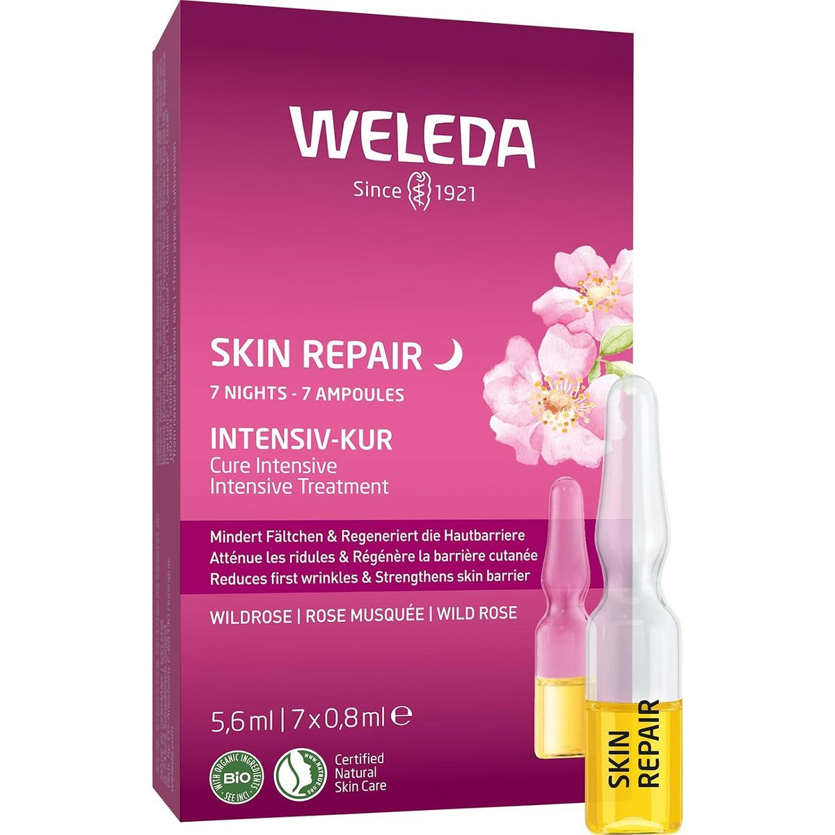 Weleda Skin Repair Intensieve Kuur 7 x 0,8 ml Vanaf 25 Jaar