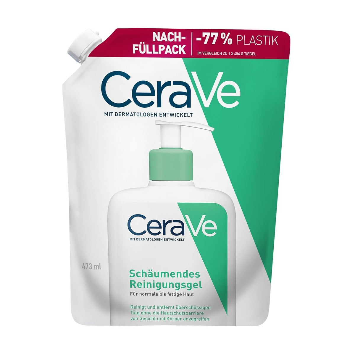 CeraVe Schuimende Reinigingsgel Navulverpakking 473 ml