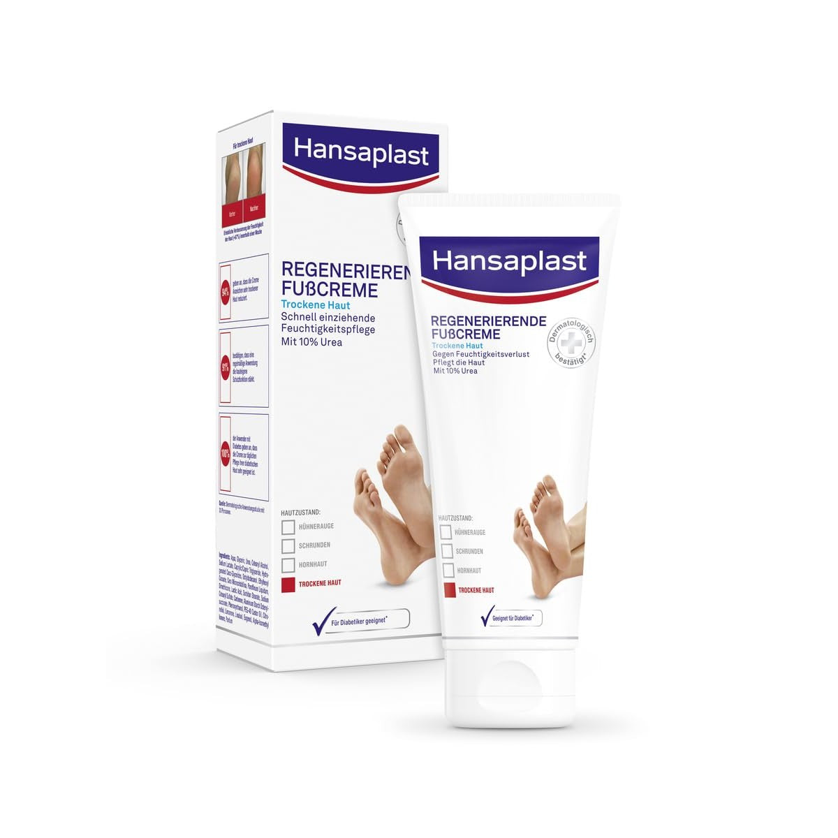Hansaplast Regenererende voetcrème 100 ml – Beiersdorf