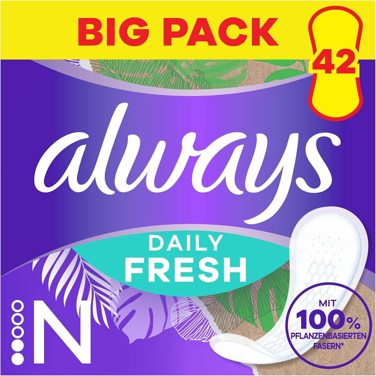 Always Daily Fresh Inlegkruisjes Long 42 stuks – Always