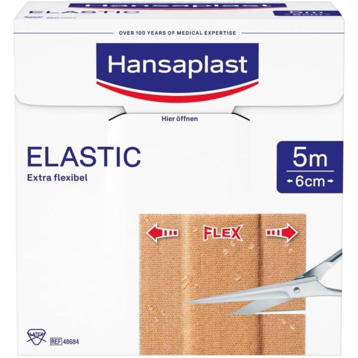 Elastoplast Hansaplast Elastische pleister 5 m x 6 cm – Elastoplast