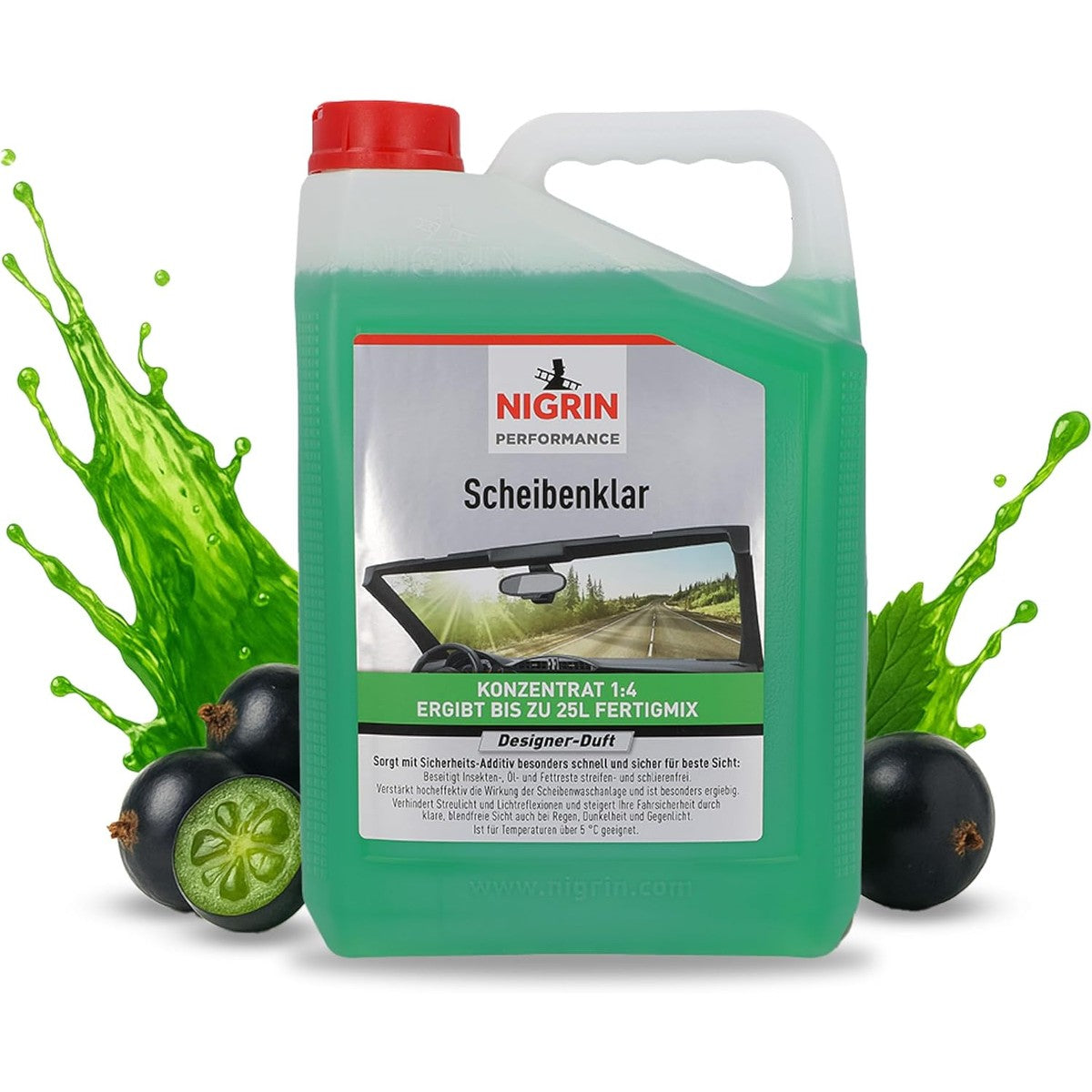 NIGRIN Performance ruitenreiniger concentraat 5 liter