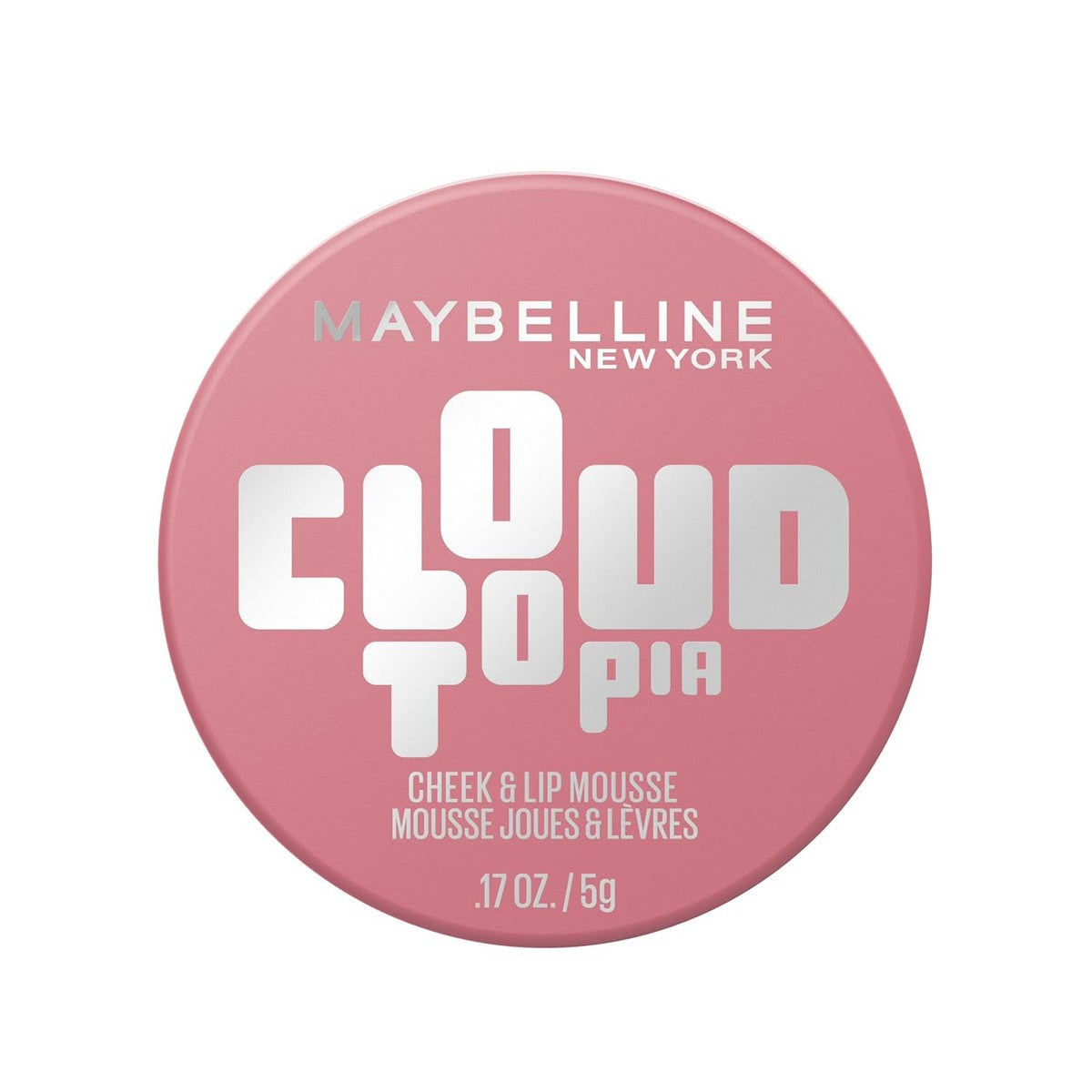 Maybelline New York Cloudtopia Wang- en lipmousse, 2-in-1 blush & lippenverf voor 14 uur grip, luchtige lichte textuur en matte afwerking, nr. 08 Enchanted Mauve, 5 g | 14 uur houdbaar, zweet- en overdrachtbestendig, laat geen rimpels – MAYBELLINE