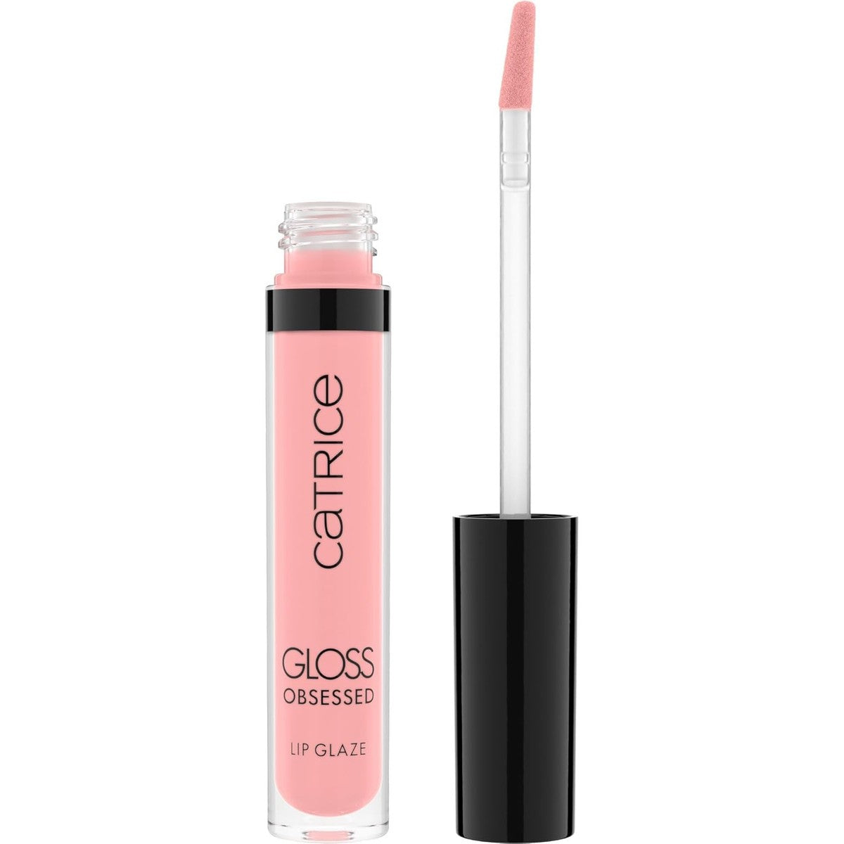 Catrice Gloss Obsessed Lip Glaze, lipgloss, nr. 020, roze, glanzend, stralend fris, veganistisch, zonder alcohol, zonder conserveringsmiddelen, zonder parabenen, per stuk verpakt (2,5 ml) | Lipgloss in zacht roze met hoogglans afwerking – Catrice Cosmetics