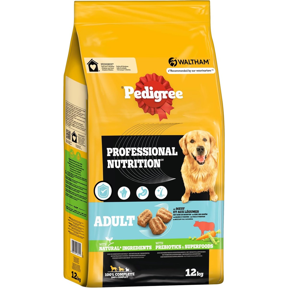 Pedigree Professional Nutrition Adult hondenvoer rund & groenten 12 kg