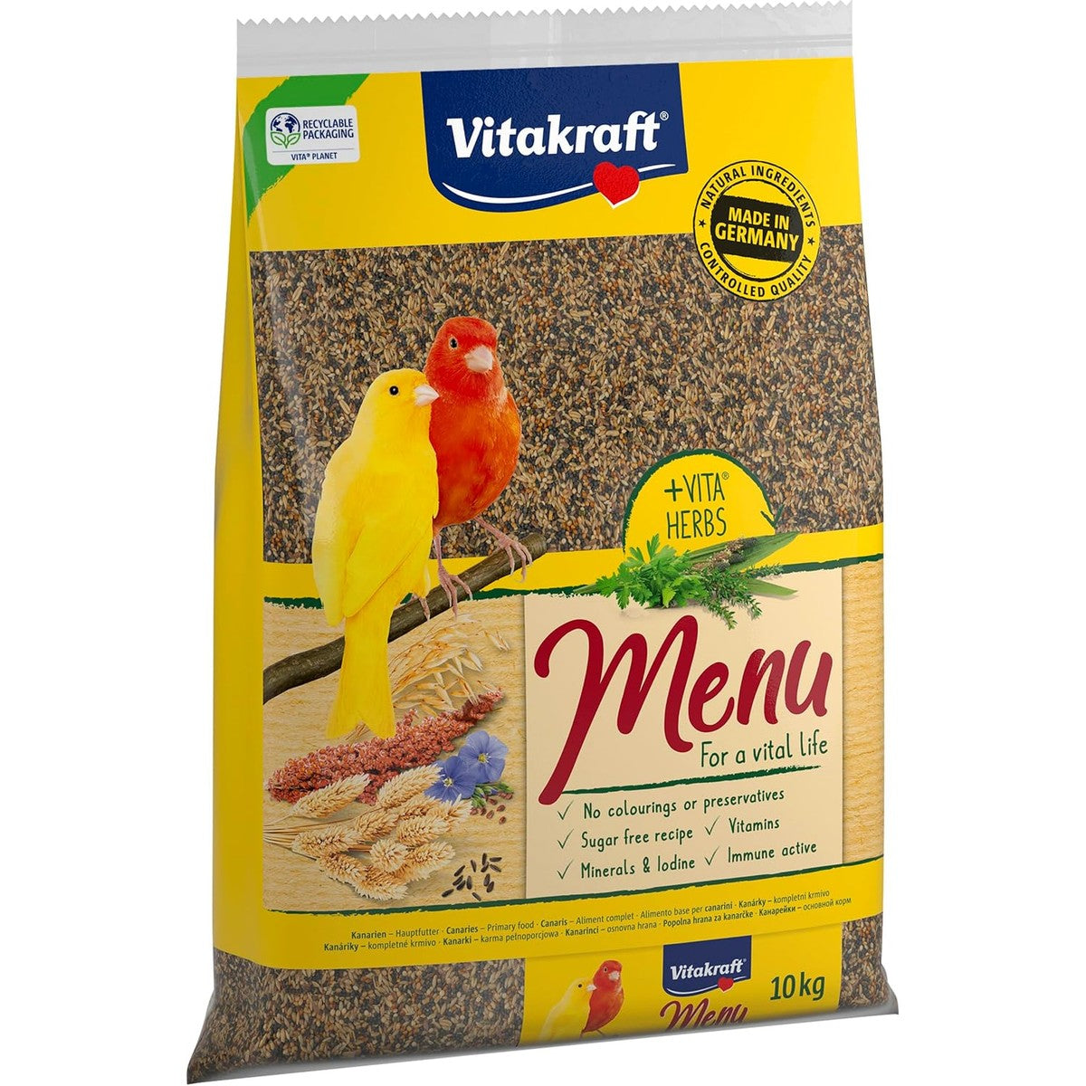 Vitakraft Menu vogelvoer kanaries 1 x 10 kg