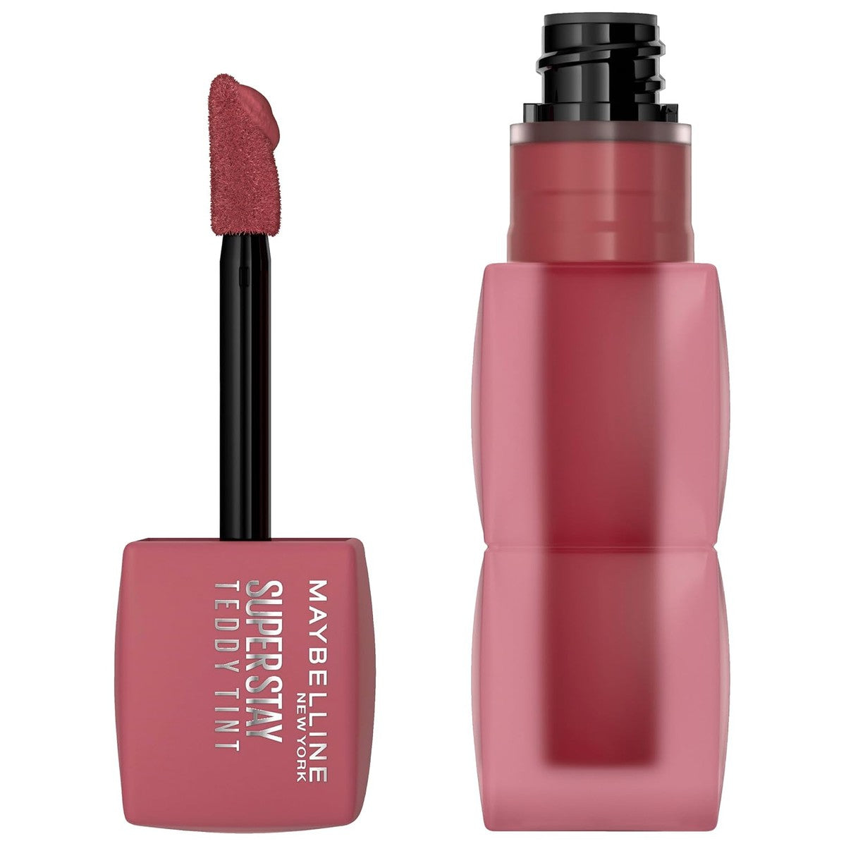 Maybelline New York Superstay Teddy Tint lippenstift 105 Velvet Choker | Tot 12 uur Blurred Matte Lipstick Pluche Comfort Longwear Make-up Transfer Proof Bouwbaar – MAYBELLINE