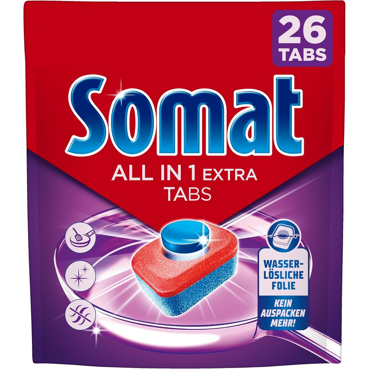 Somat All in 1 Extra vaatwastabletten (26 AW)