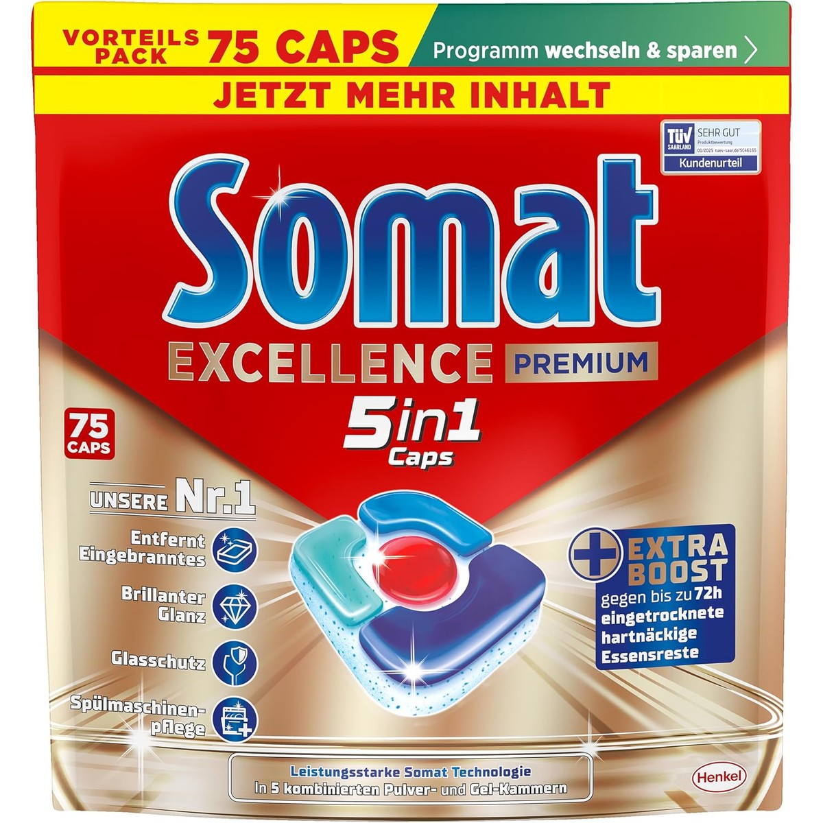 Somat Excellence Premium 5-in-1 capsules 75 caps – Somat