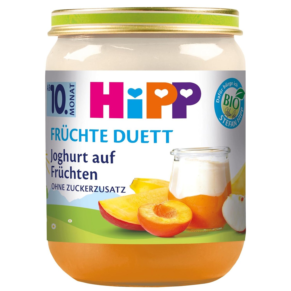 HiPP Biologische vruchten-duet yoghurt op vruchten 6 x 160 g – HiPP