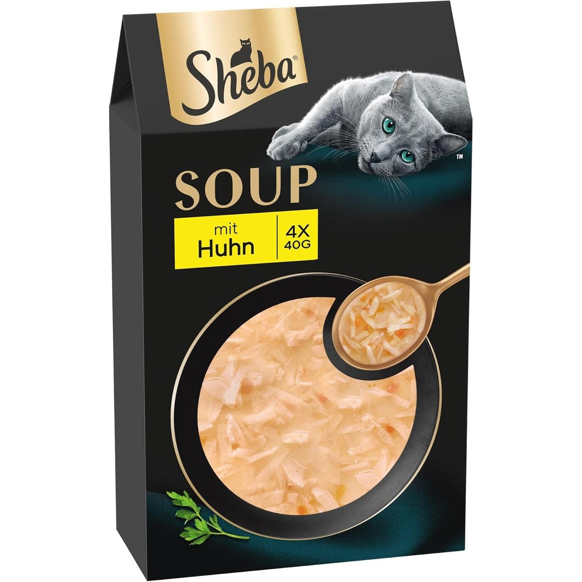 Sheba Soup Adult kattensoep kip 10 x 4 x 40 g