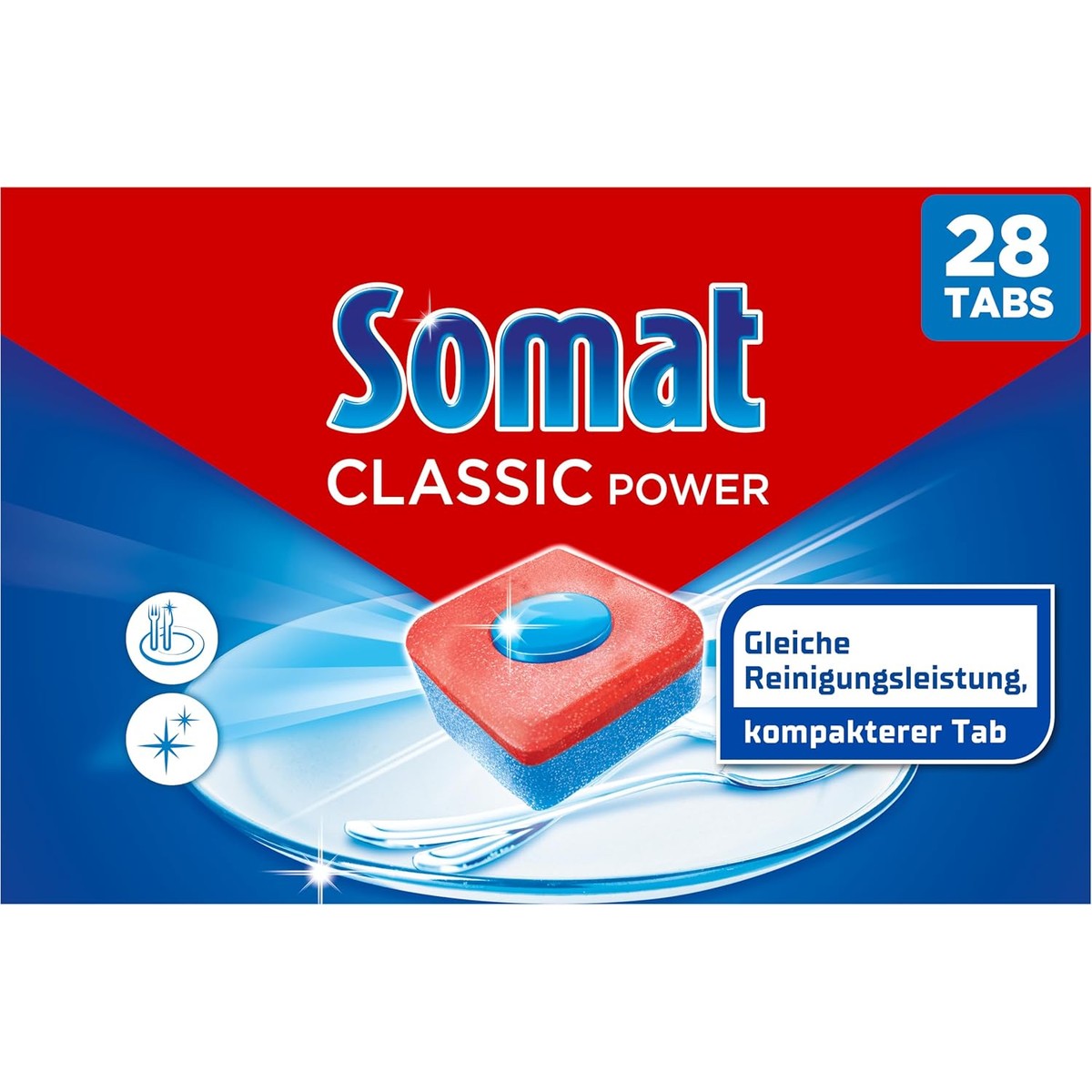 Somat Classic Power compacte vaatwastabletten 28 tabs