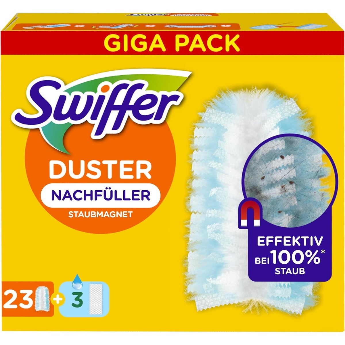 Swiffer Stofmagneet navulverpakking 23 doeken + 3 vochtige – Swiffer