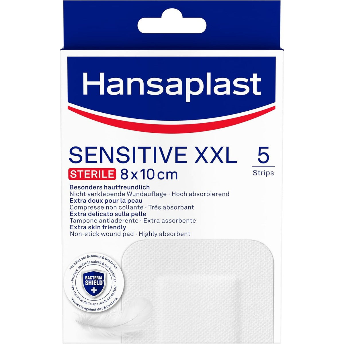 Hansaplast Sensitive XXL pleisters, per stuk verpakt – Elastoplast