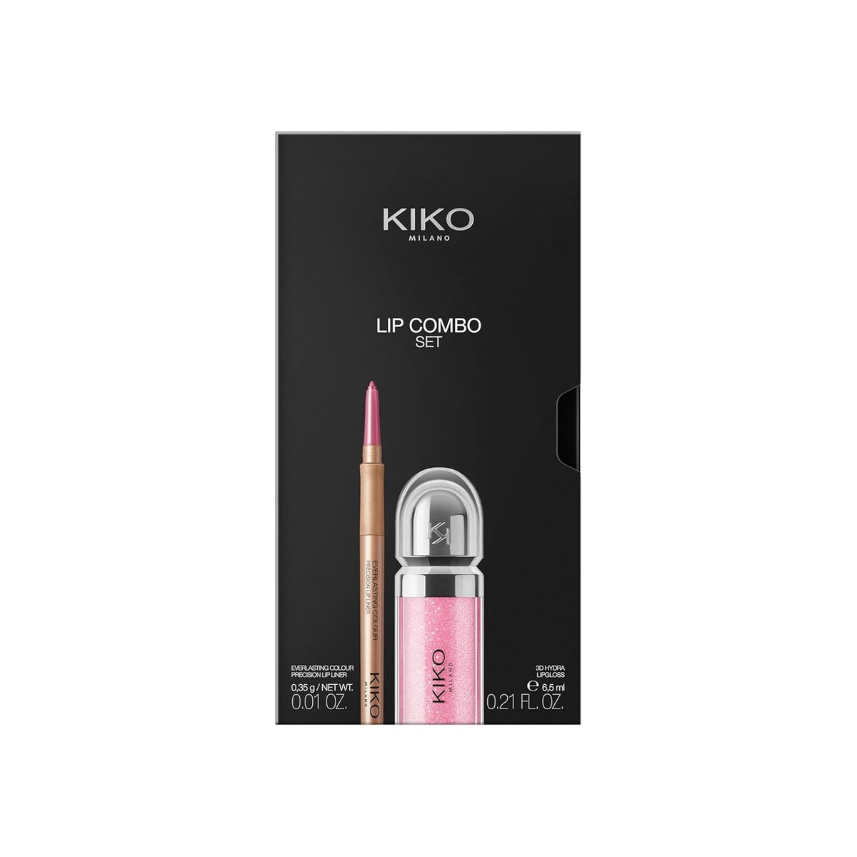 Kiko Milano Lip Combo Set 02 Hydraterende Lipgloss en Lipliner