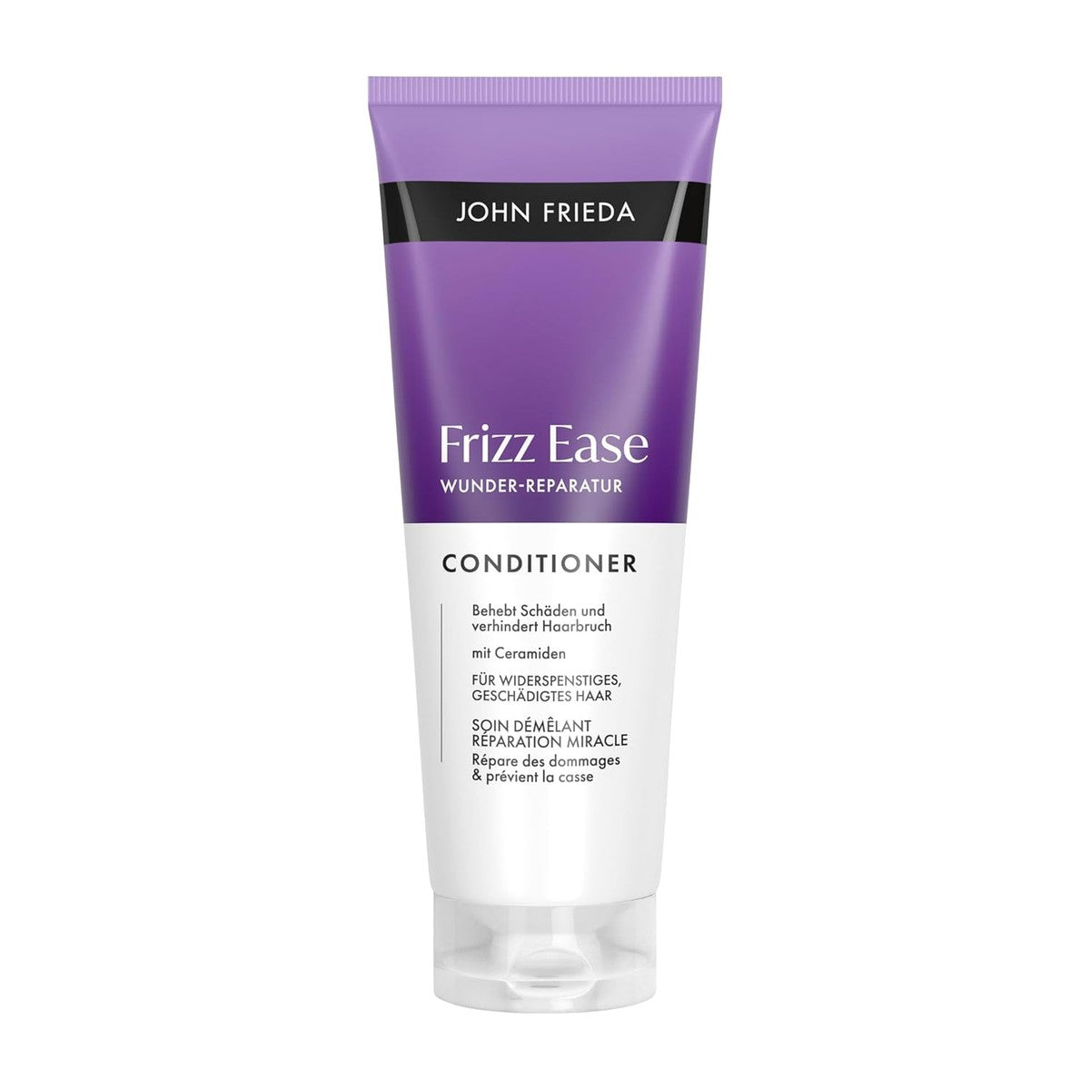 John Frieda Frizz Ease Wonderreparatie conditioner – inhoud: 250 ml – haartype: voor weerbarstig beschadigd haar – geschikt voor gekleurd haar – John Frieda