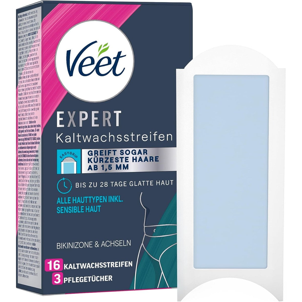 Veet Expert Koude Wasstrips Bikinizone & Oksels 16 strips – Veet