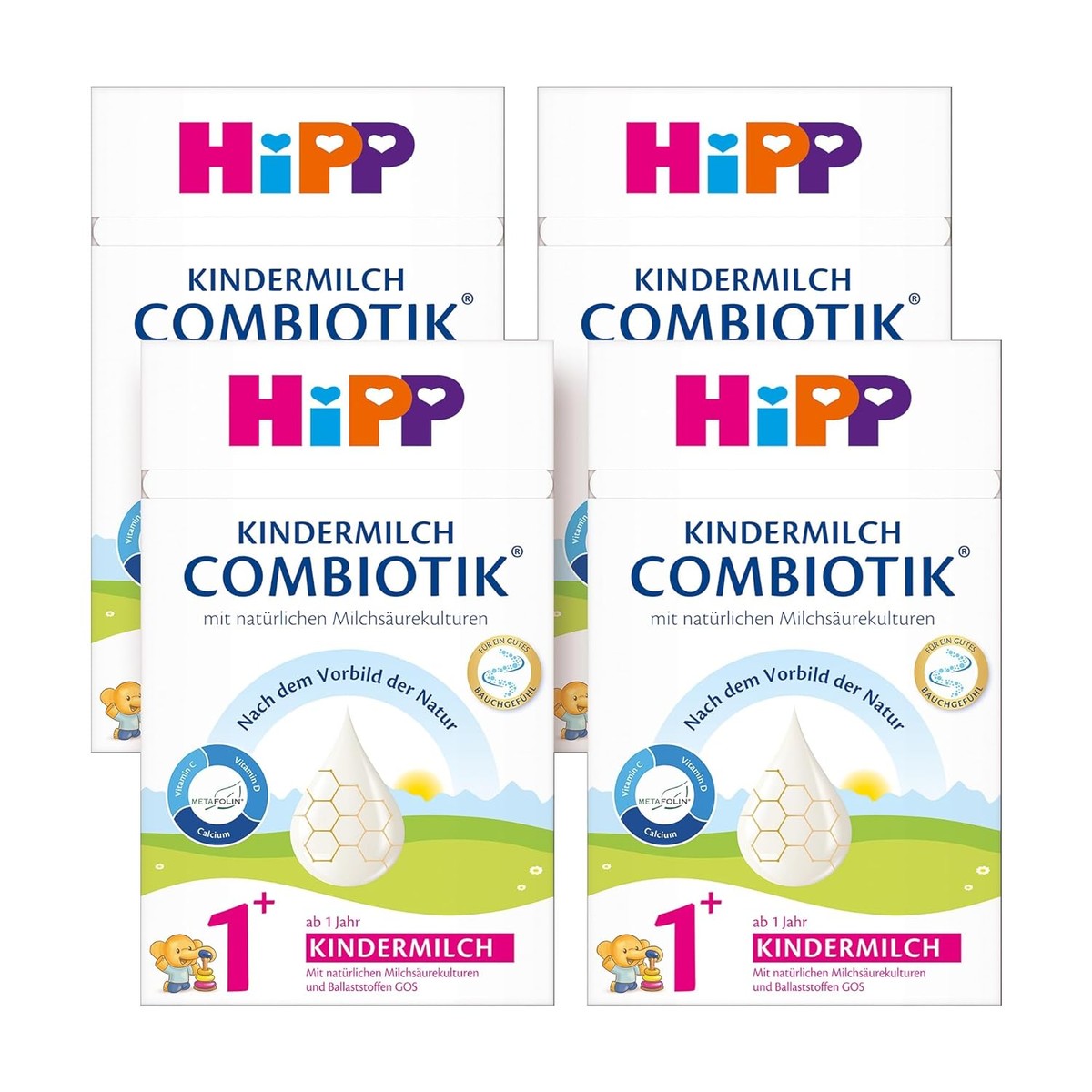 HiPP Combiotik Kindermelk 1+ 4 x 600 g – HiPP