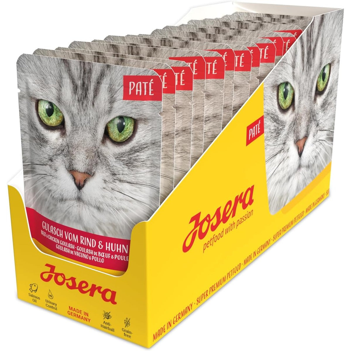 Josera Paté Goulash Natvoer Kattenvoer Rundvlees & Kip 16 x 85 g