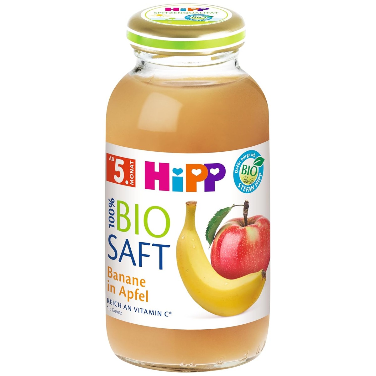 HiPP Bananen-appel biologisch, 6 stuks (6 x 200 ml) – HiPP