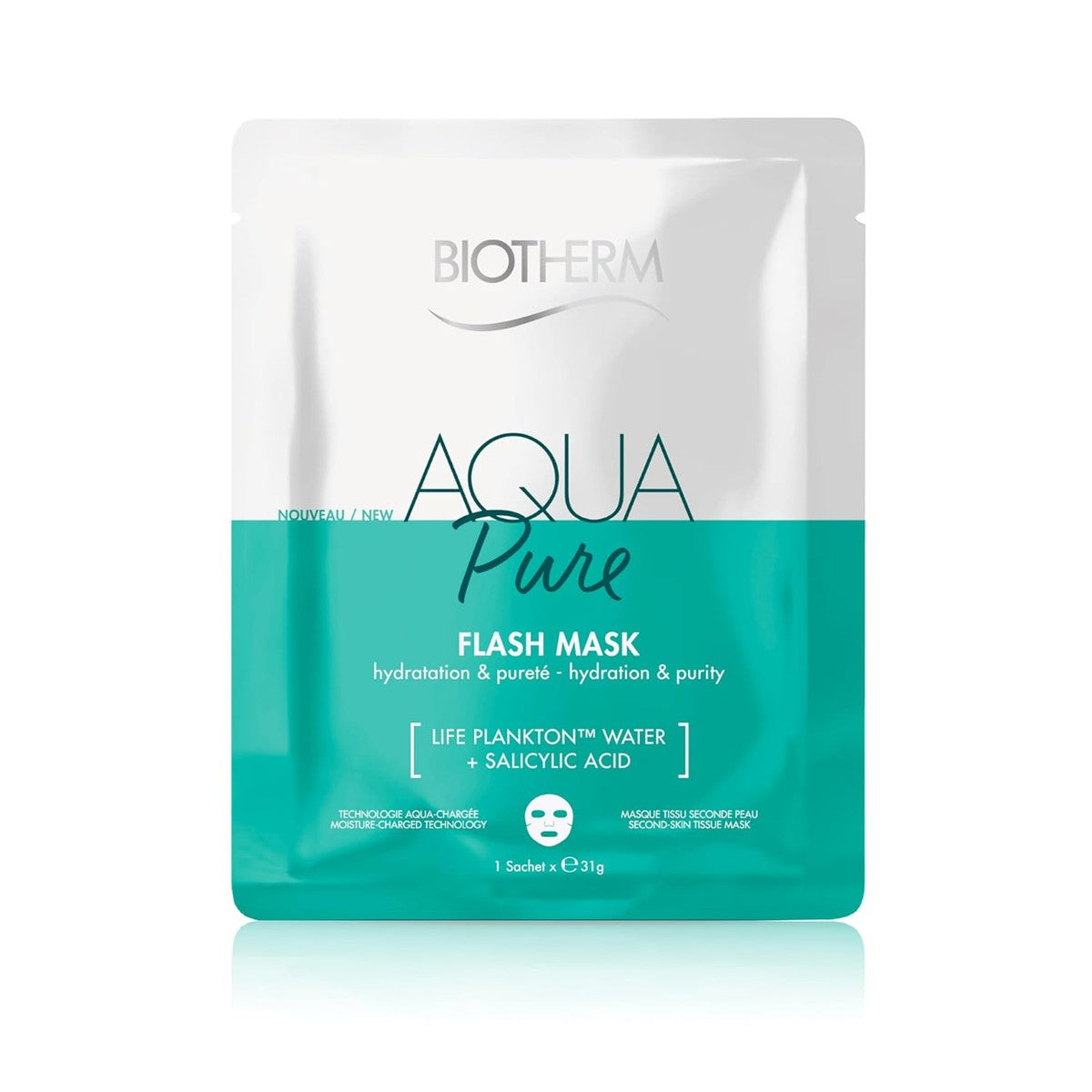 Biotherm Aqua Super Mask Pure Hydraterend Doekmasker 31 g