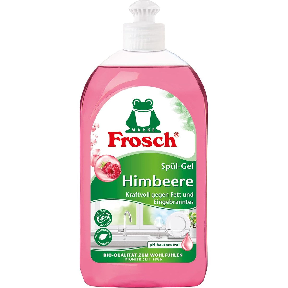 FROSCH Raspberry spoelgel 500 ml – FROSCH