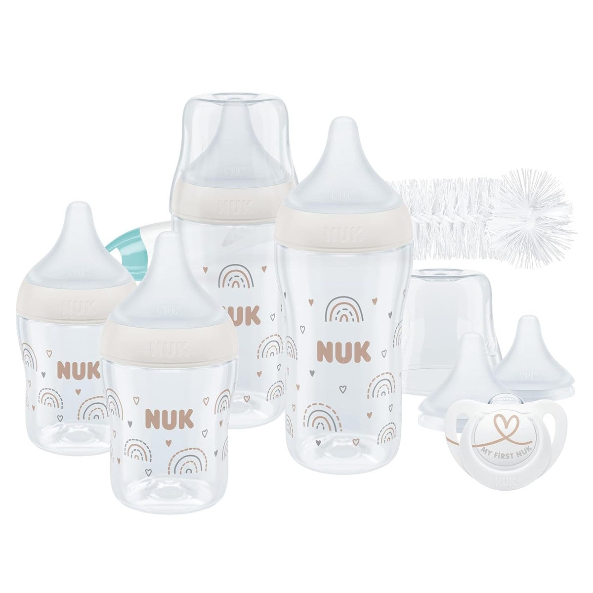 NUK Perfect Match Perfect Start babyflessenset 9 stuks – NUK