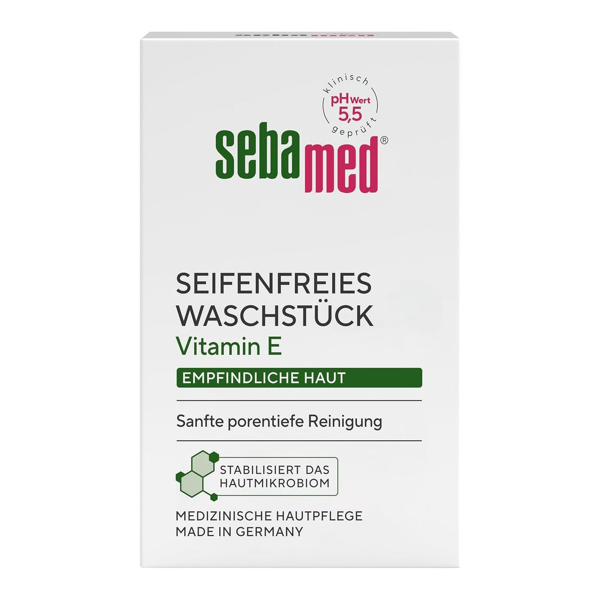 Sebamed Zeepvrij wasstuk met vitamine E 100 g – Sebamed