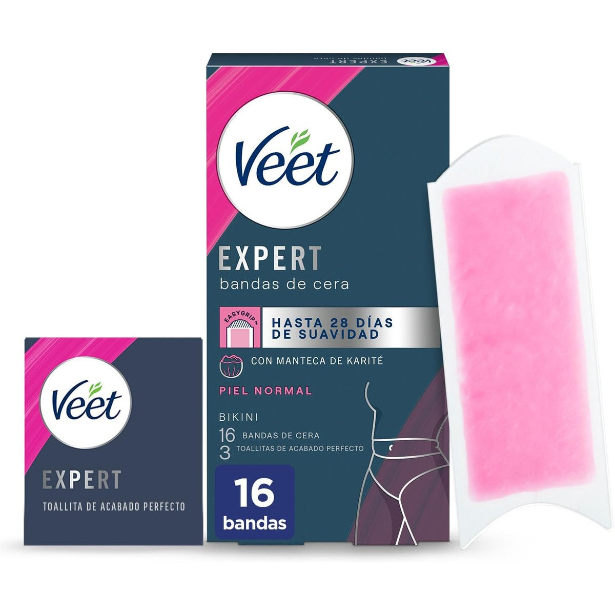 Veet Expert Ontharingsbanden Bikinilijn met karitéboter, 16 strips – Veet