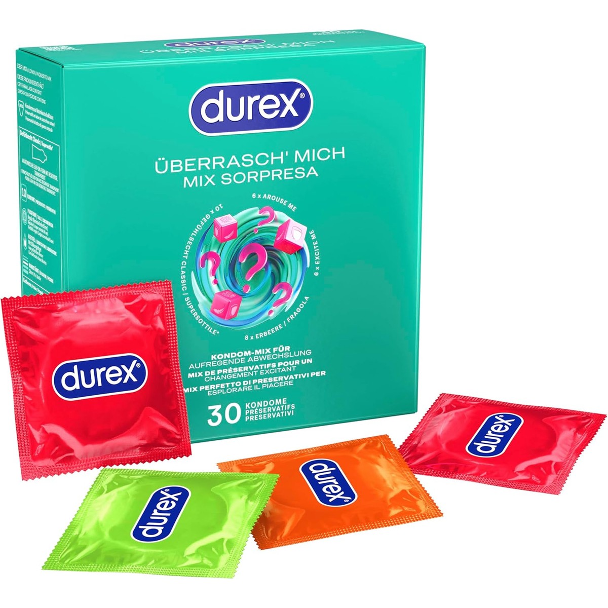 Durex Verrass' Me condooms mixpack 30 stuks – Durex