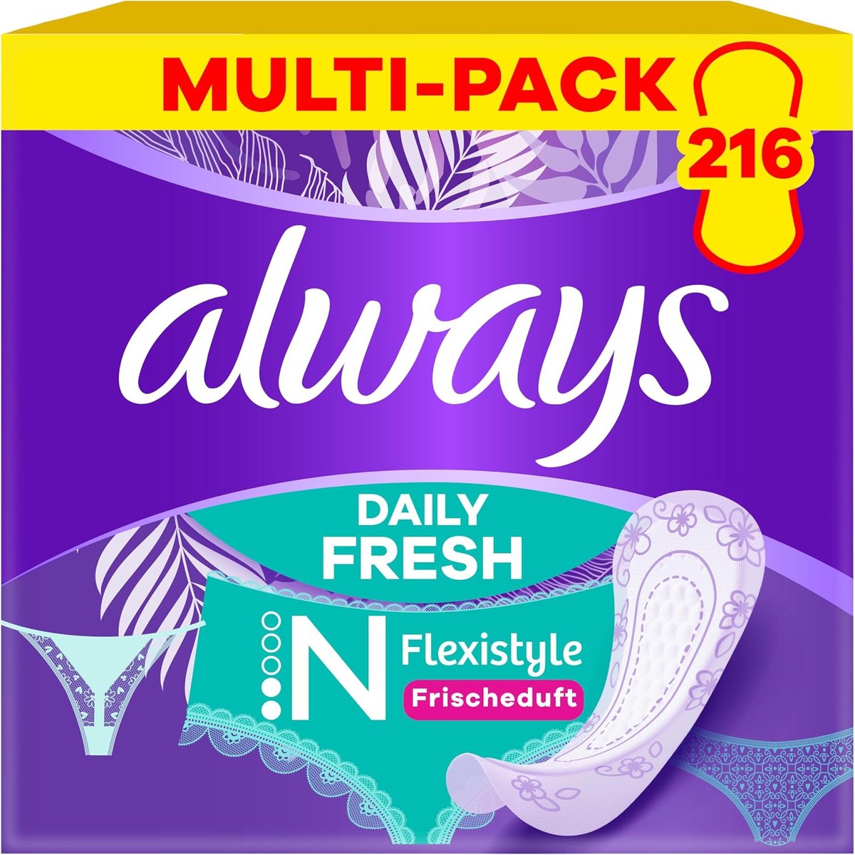 Always Daily Fresh Normal Flexistyle 216 Inlegkruisjes – Always