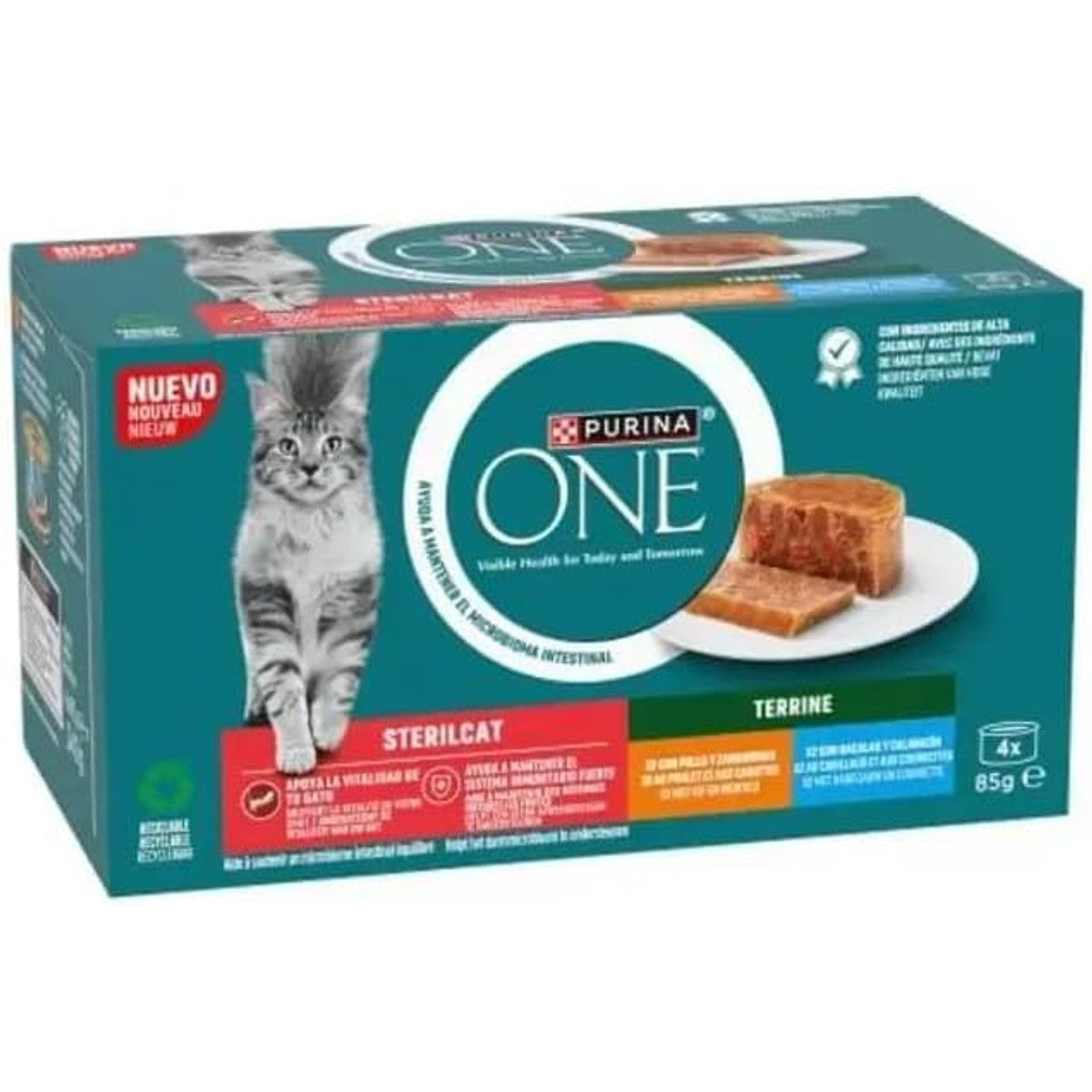 Purina One Bifensis natvoer kattenvoer kip en wortel 48 x 85 g