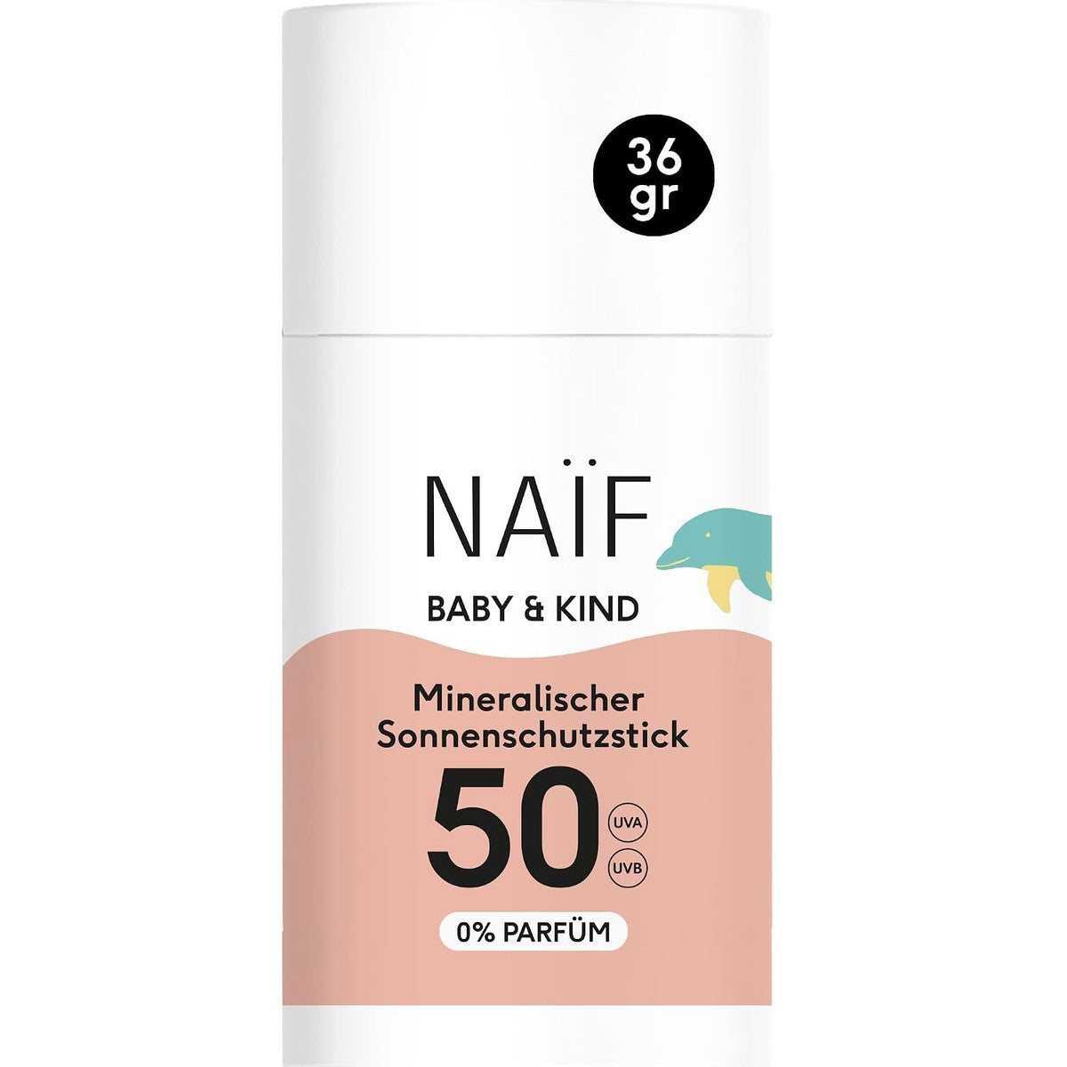 Naïf Minerale Zonnebrandstick SPF 50 Baby & Kind 36 g – Naïf