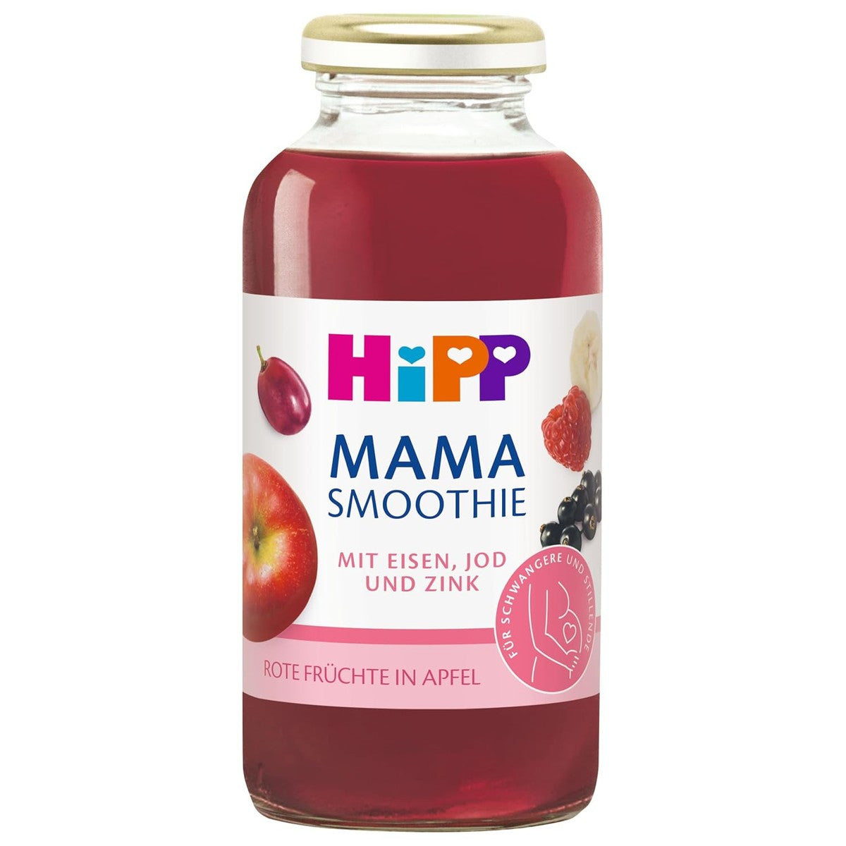 HiPP Mama Still Smoothie Rode vruchten in appel met ijzer 6 x 200 ml – Hipp Babysanft