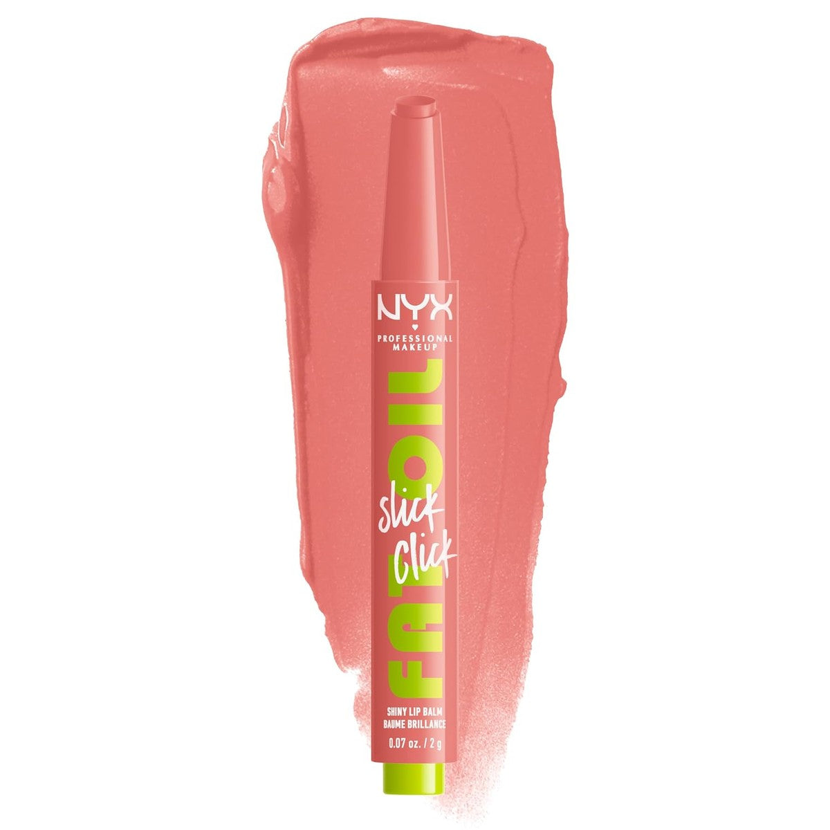 NYX Professional Makeup Verzorgende lippenstift voor maximale kleur, verzorging en vocht, met avocado, frambozenolie en bergbessenolie, veganistische formule, Fat Oil Slick Click, Story or Post – NYX PROFESSIONAL MAKEUP