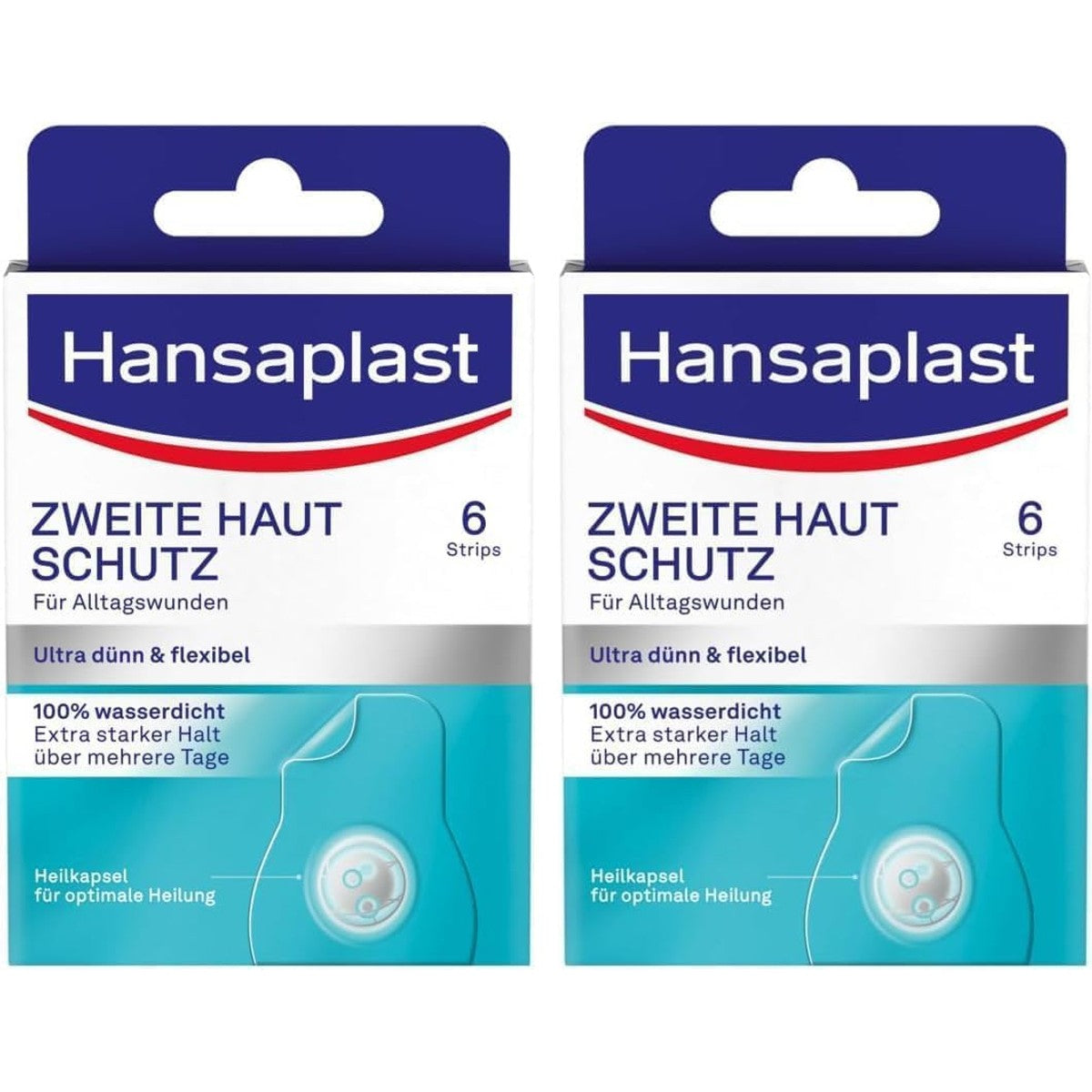 Elastoplast Hansaplast Tweede huidbescherming 2 x 6 pleisters – Elastoplast