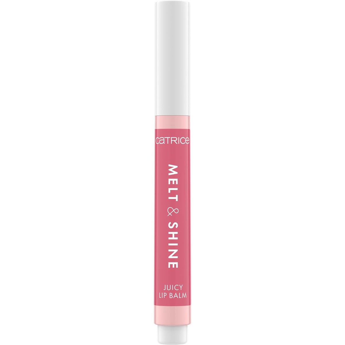 Catrice Melt & Shine Juicy Lip Balm, nr. 020, nude, hydraterend, vergrotend, glanzend, stralend fris, veganistisch, olievrij, zonder parabenen, nanodeeltjes vrij, per stuk verpakt (1,3 g) – Catrice Cosmetics