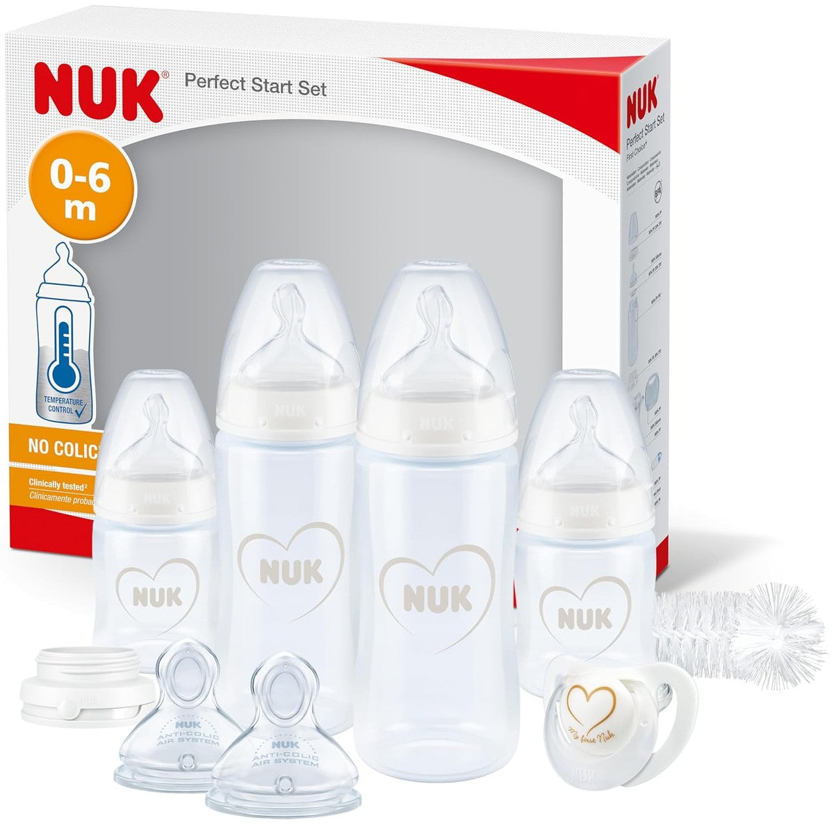 NUK Perfect Start First Choice+ babyflessenset 10-delig – NUK