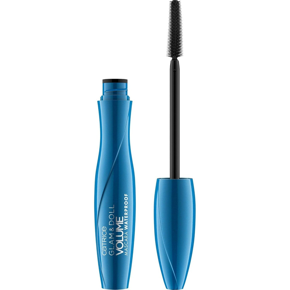 Catrice Glam & Doll Volume Mascara Waterproof, zwart, definieerend | Langdurige grip, volumeffect, verlengingseffect, wimperdefinitie, mascara, volle wimpers – Catrice Cosmetics