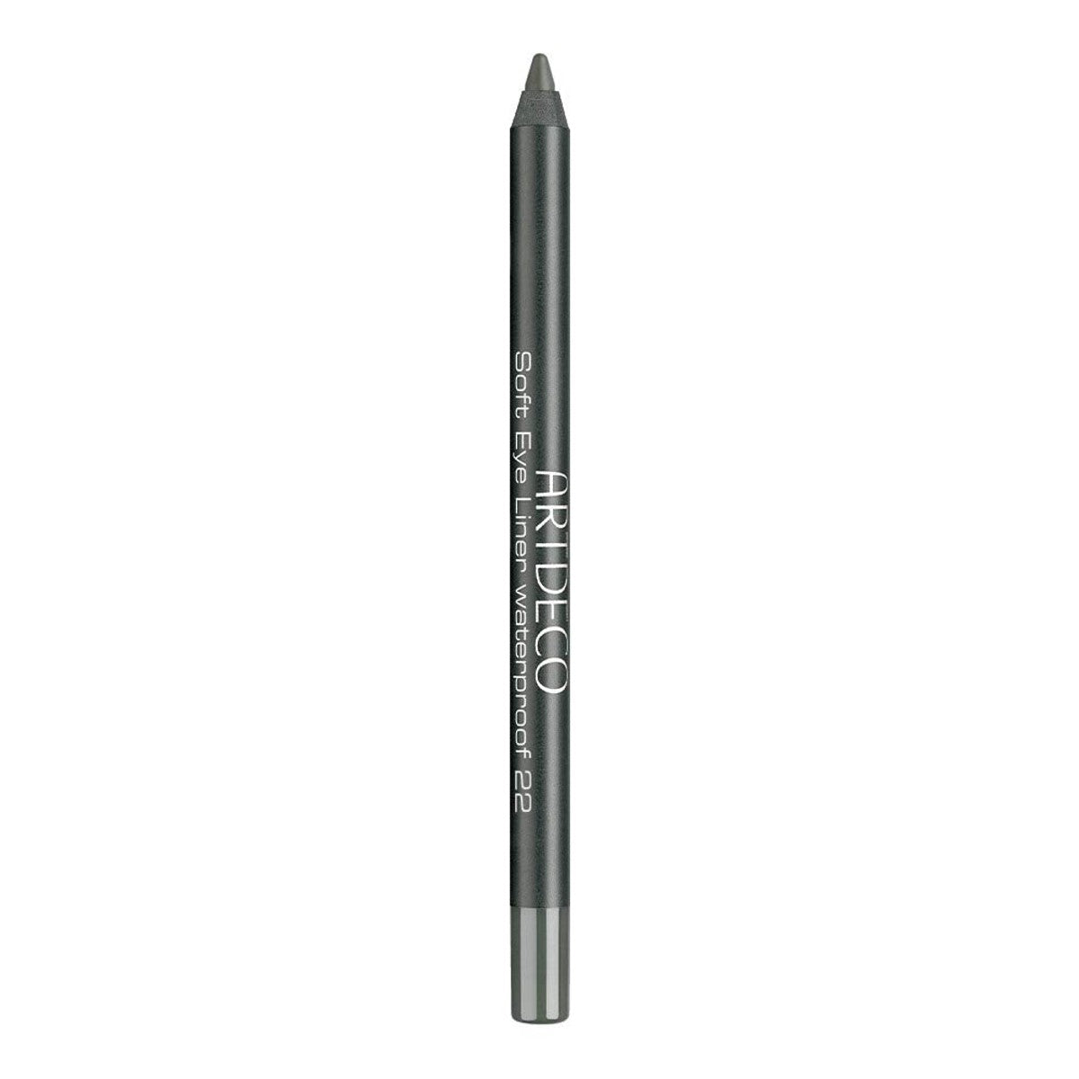 ARTDECO Soft Eyeliner waterproof, crèmige kajalstift, waterbestendig, langdurige eyeliner met hoge dekking, 1 x 1,2 g | Cremiger Kajalstift wasserfest, langanhaltender Eye Liner mit hoher Deckkraft, 1 x 1, 2 g, farbe 22 dunkelgrau grün – Artdeco