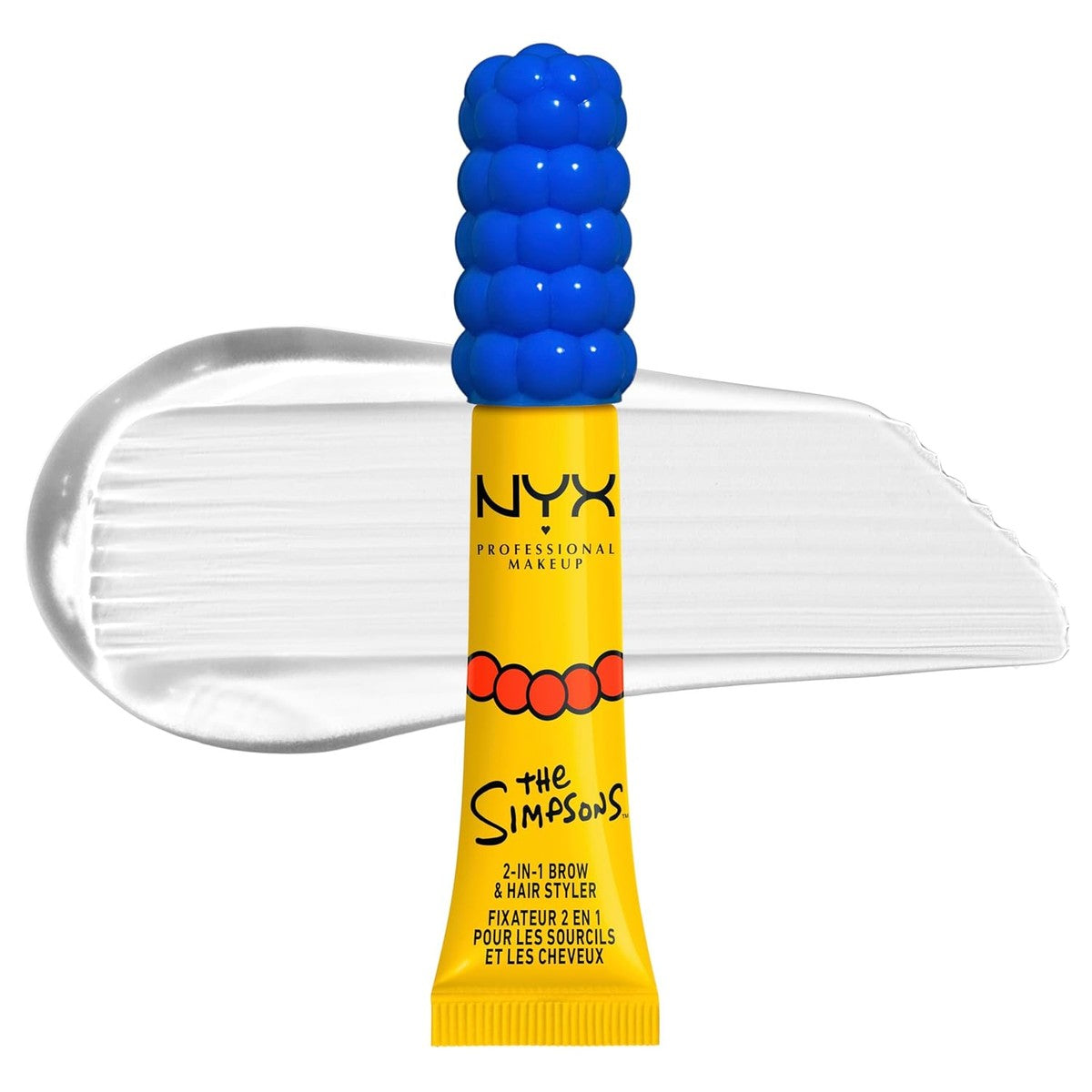 NYX Professional Makeup Marge Simpson Mega Glue, 2-in-1, voor wenkbrauwen en haar, sterke grip, schilfert niet, zweetbestendig, veganistisch, 1 stuk – NYX PROFESSIONAL MAKEUP