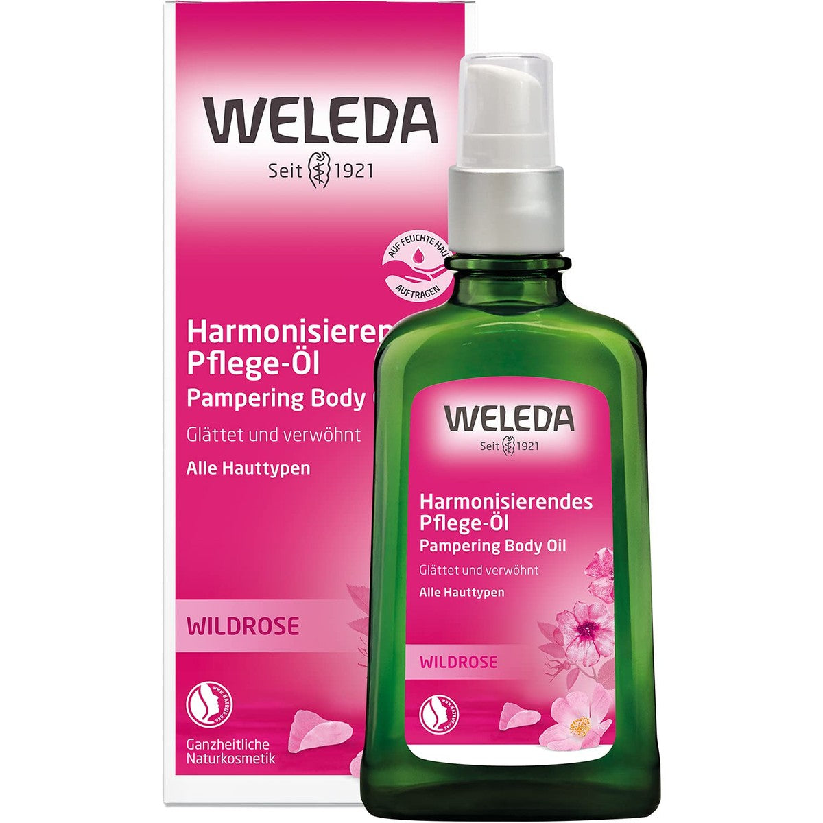 Weleda Wilde Rozen Body-olie 100 ml Droge Huid