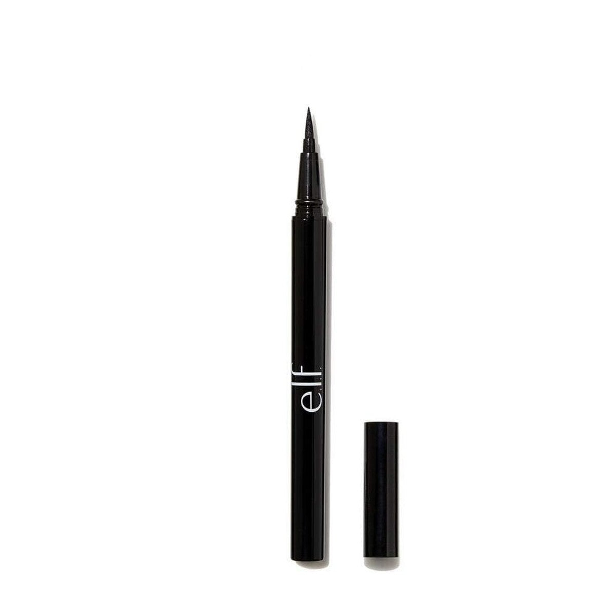 e.l.f. H2O Proof Eyeliner Pen, viltstift, waterbestendig, duurzaam, sterk gepigmenteerde liner voor gedurfde looks, veganistisch en dierproefvrij, Jet Black – e.l.f.