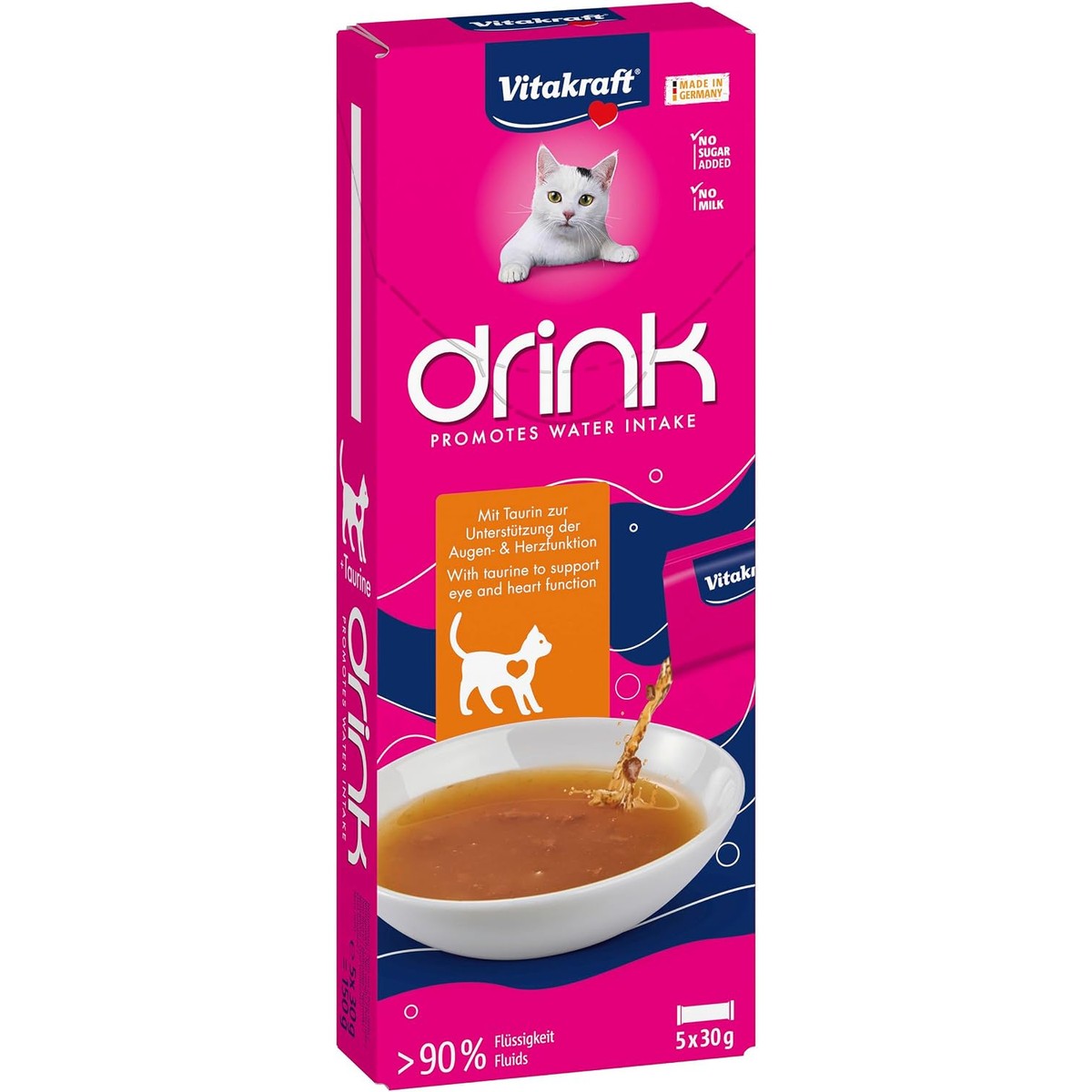 Vitakraft Drink kattensnack kip 5 x 30 g