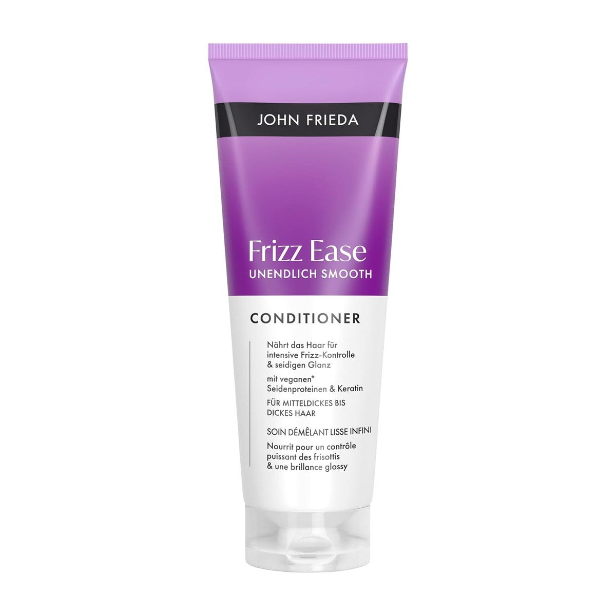 John Frieda Frizz Ease Unendlich Smooth Conditioner - Inhoud: 250 ml - Haartype: middeldik tot dik - Geschikt voor gekleurd haar – John Frieda