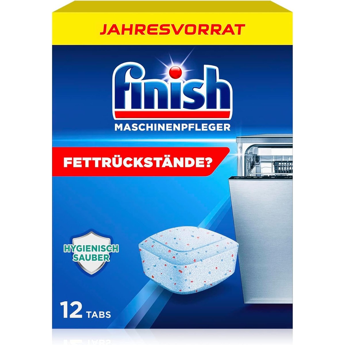 Finish Jaarvoorraad Machine Care Tabs 12 Tabs – Finish